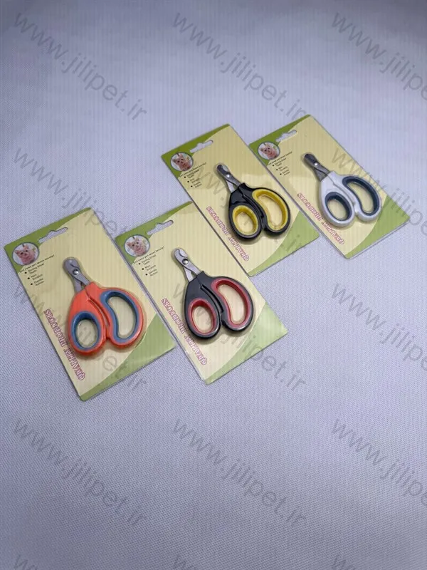 ناخن گیر قیچی کوچک دسته دو رنگ