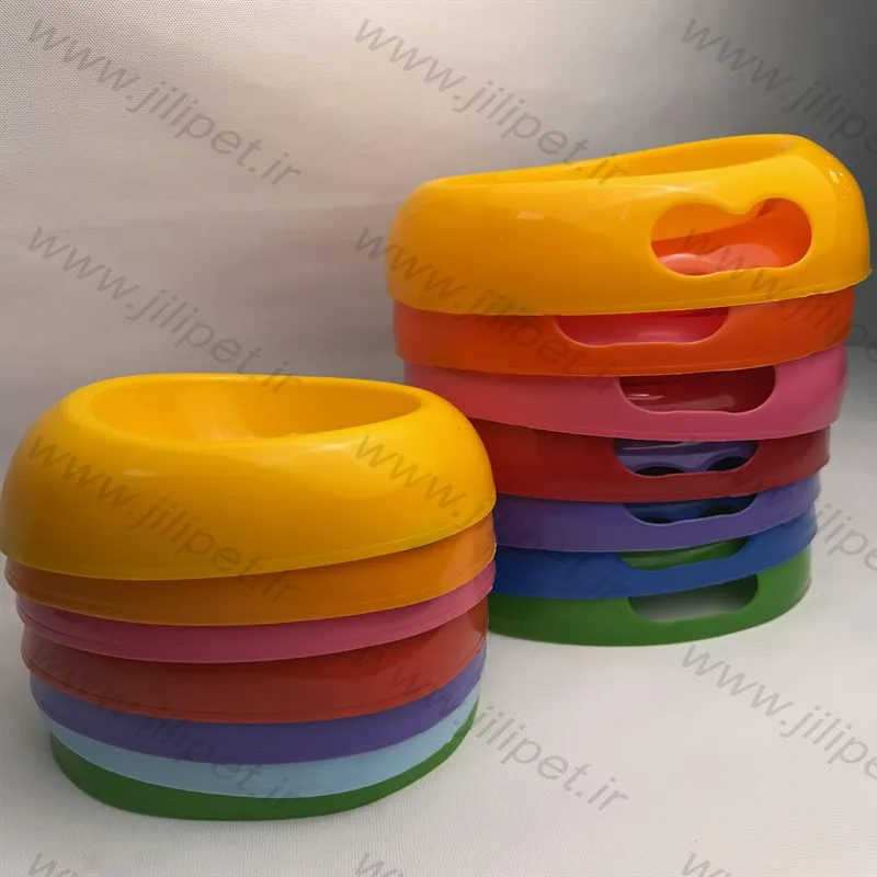 ظرف آب وغذا طرح نگینی سایزکوچک X64
