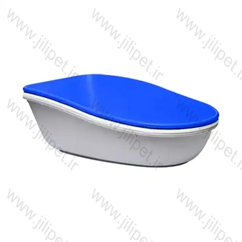ظرف خاک گربه دو لگن باتوری تخلیه - تصویر دوم