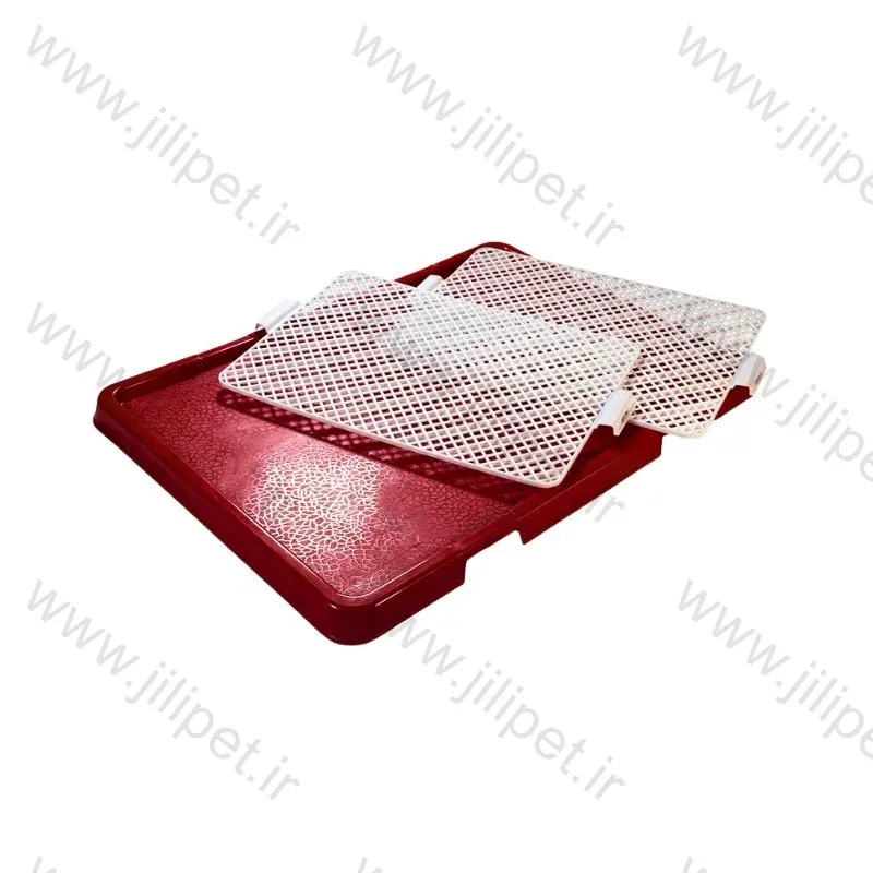 یدک توری سینی توالت به رنک سفید