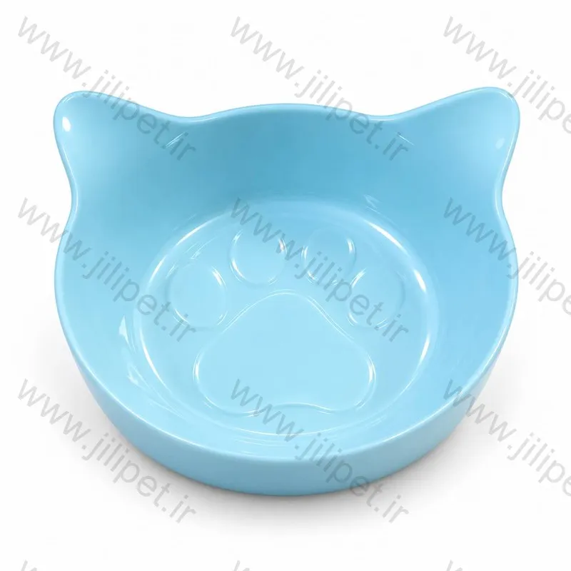 ظرف پایه دار طرح گربه